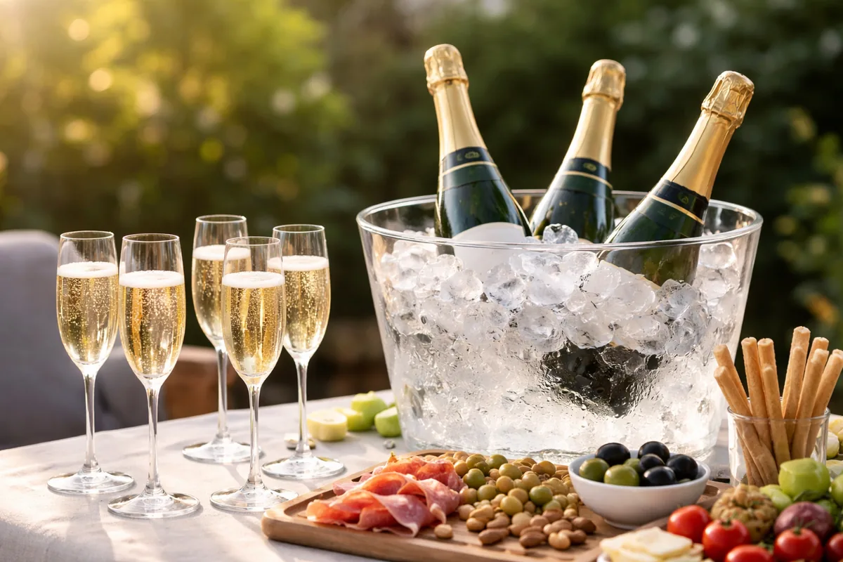 Combien de bouteilles de champagne faut-il pour un apéritif entre amis