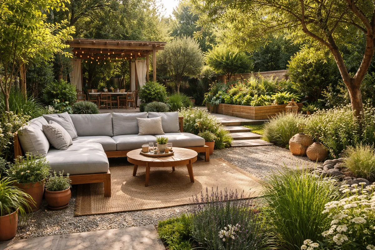 Comment créer un jardin qui allie décoration, confort durable et utilité