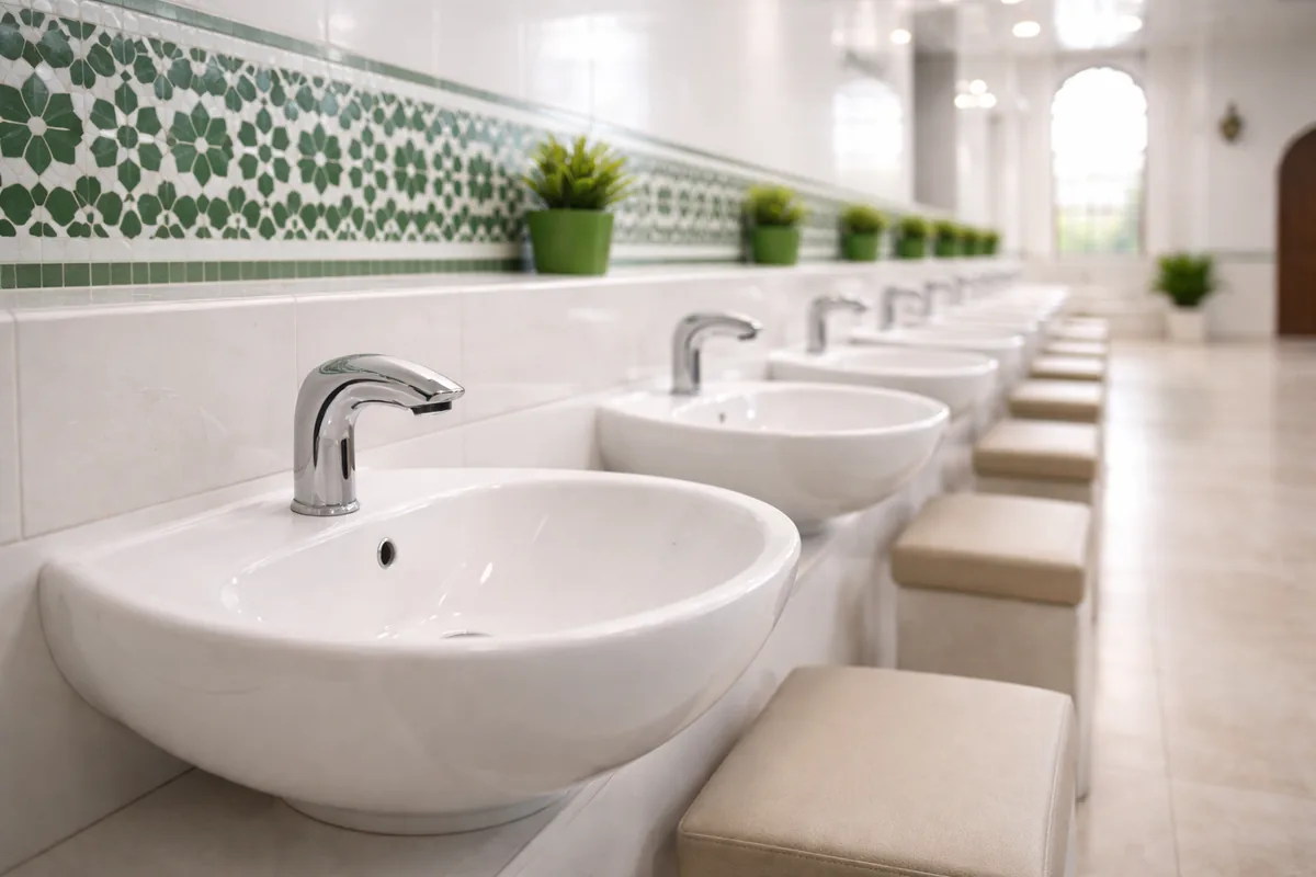 Comment choisir des lavabos d'ablutions en céramique antibactérienne pour mosquée