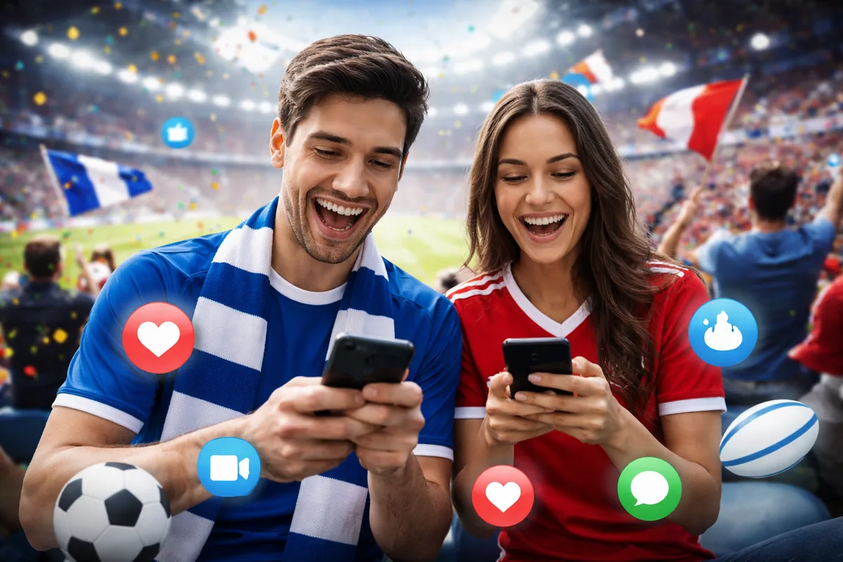 Comment les clubs de football et de rugby utilisent-ils les réseaux sociaux pour interagir avec les fans ?